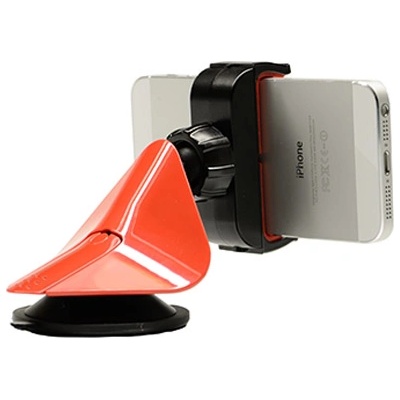 Поставка за кола и гладки повърхности за смартфони до 8.6 см. на ширина - TackForm C-Fit Universal Mount (червен) (DPTF-0202)