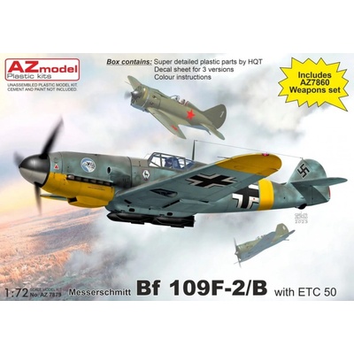 AZmodel Messerschmitt Bf 109 F-2/B w/ ETC 50 1:72