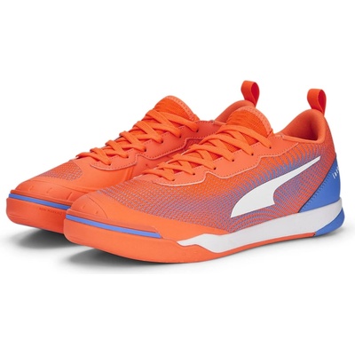 PUMA Мъжки футболни обувки Puma Ibero III Indoor Football Trainers Mens - Orange/White