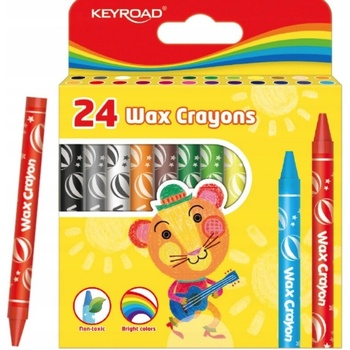 Keyroad Voskové pastely 24 ks