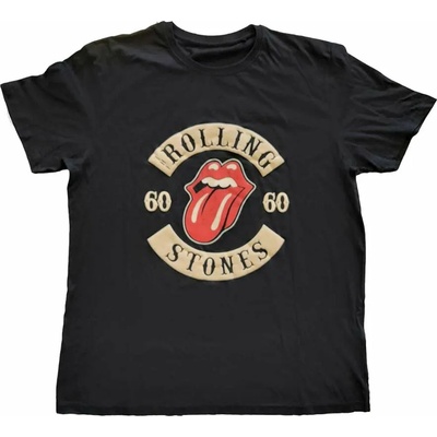 The Rolling Stones Sixty Biker Tongue Black L Риза (RSTS174MB03)