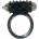 Вибриращ пенис пръстен с клитор стимулатор - Vibrating Ring Black (SEVCR00373)