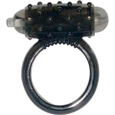 Вибриращ пенис пръстен с клитор стимулатор - Vibrating Ring Black (SEVCR00373)
