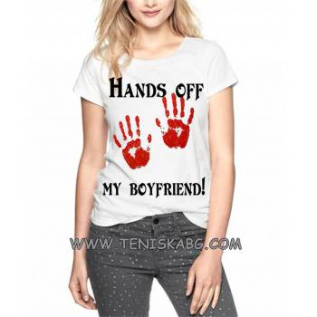 Fruit of the Loom Тениска - Hands OFF