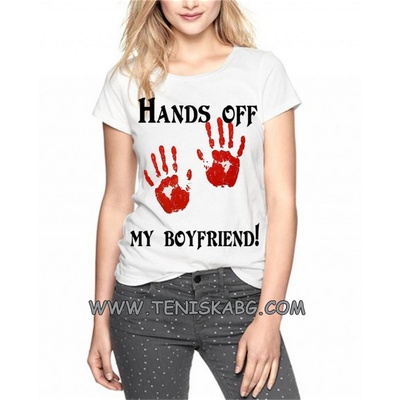 Fruit of the Loom Тениска - Hands OFF