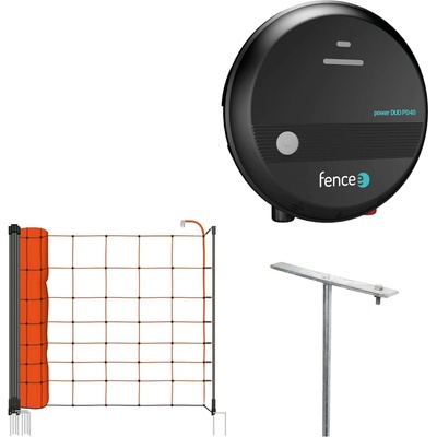 fencee Set elektrického ohradníku s mobilní sítí pro ovce, kozy, prasata - DUO zdroj - síť 50 m