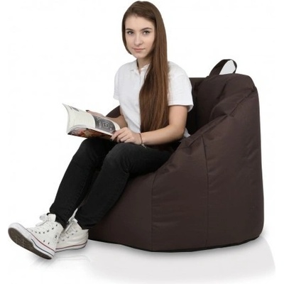 Ecopuf Simone polyester NC15 Tmavě hnědá
