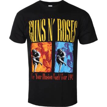 ROCK OFF Мъжка тениска Guns N' Roses - UYI World Tour - BL - ROCK OFF - GNRTS69MB