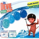 Dr. Devil Polar Aqua Push Pull WC blok bez košíka 4 x 20 g