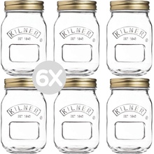 Kilner multipack zavařovací sklenice se šroubovacím víkem 6ks x 500ml