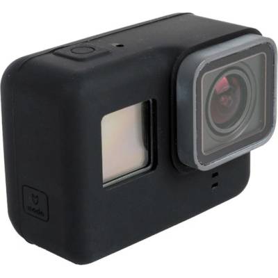 ROLLIN SILIKONOVÝ OCHRANNÝ KRYT PRO GoPro HERO5/6/7 black/HERO2018 BEZ KRYTU - ČERNÝ GP502