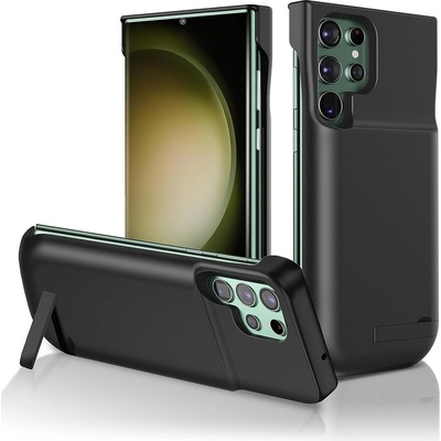 Techsuit Power Pro Battery Case 6000mAh - кейс с вградена батерия за Samsung Galaxy S23 Ultra (черен)