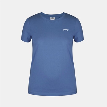 Slazenger Дамска тениска с къс ръкав Slazenger Crew Neck Tee Womens - Blue