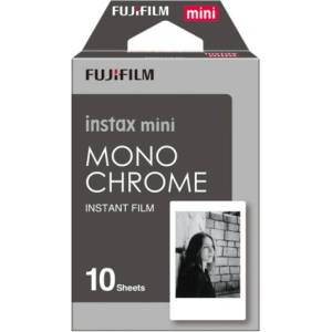 Fujifilm Моментен филм, Fujifilm Instax Mini, Черно-бял, 10 кадъра (70100137913)