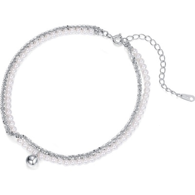 Silenti Jewelry Сребърна гривна за крак "Актуалност