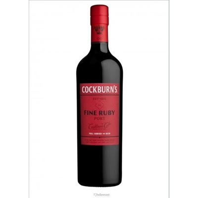 Porto Cockburn´s Fine Ruby 19% 1 l (holá láhev)