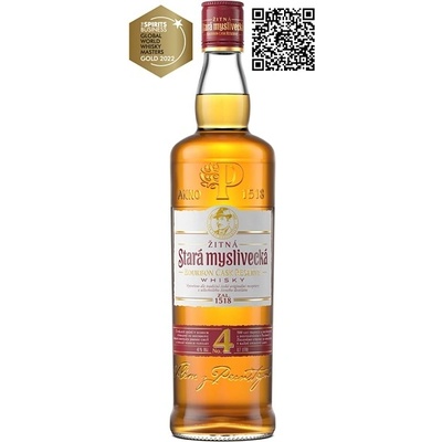 Stará Žitná Myslivecká Bourbon CASK RESERVE 4y 40% 0,7 l (holá láhev)