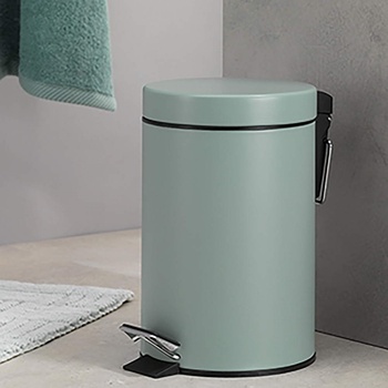Kela 3 л нефритено зелен кош за отпадъци с педал KELA от серия Monaco