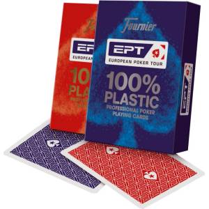 The United States Playing Card Company Kарти за игра poker, официални, European Poker Tour (EPT), 100% Plastic