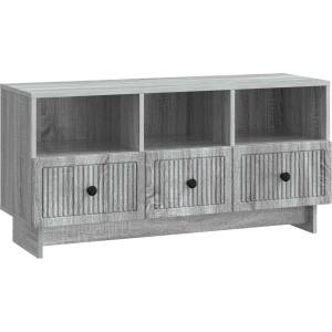 vidaXL ТВ шкаф 102 x 34, 5 x 50 cm Сив Сонома Инженерна дървесина (893991)