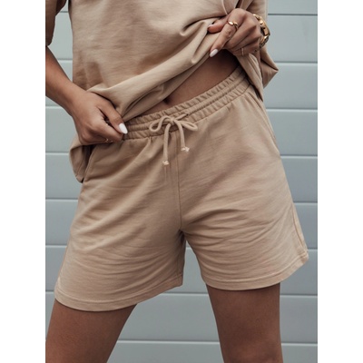 Dstreet SY0326 dámske šortky SWAN beige