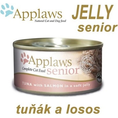 Applaws Jelly Senior tuňák & losos 70 g