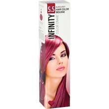Elyseé Infinity farebné penové tužidlo 5.5 Burgund 75 ml