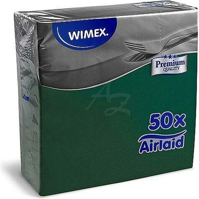 Airlaid ubrousky Premium tmavě zelené 50ks 40x40cm