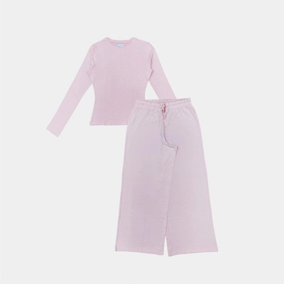Linea Пижама Linea Women's Star Cotton Long Sleeve Pyjama Sets - Pink