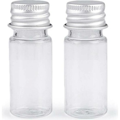 Plastová lahvička se šroubovacím víčkem transparent 2 lahv.