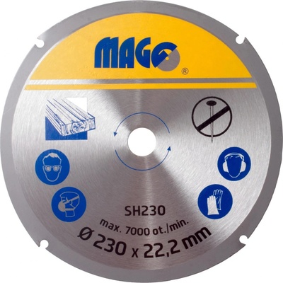 Řezný kotouč na dřevo 230mm [Obj. kód: SH230]