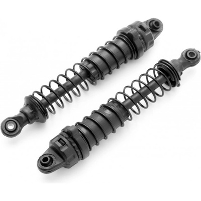 BlackZon Zadní tlumič Černý 2 ks