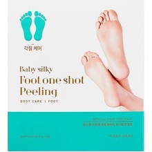 Holika Holika Baby Silky Foot exfoliační maska na popraskaná chodidla + ponožky One Shot Peeling 2 x 20 ml