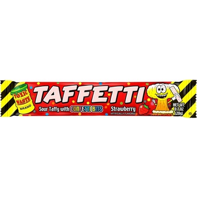 Toxic Waste Taffetti kyselá páska s příchutí jahody 20 g