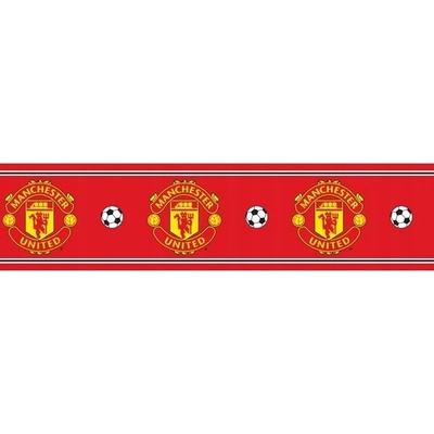 OREVER COLLECTIBLES MAN1986 Samolepiaca bordúra MANCHESTER UTD 13cm x 5m