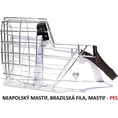 Mr. Rozchov Náhubek kovový Neapolský mastif Brazilská fila Mastif pes – Zboží Dáma