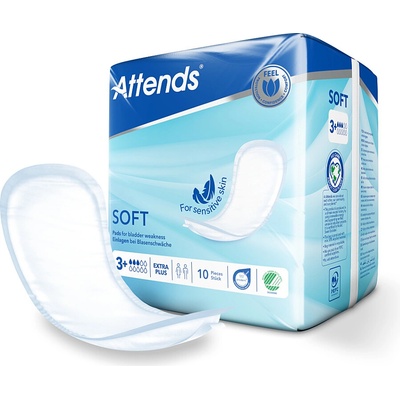 ATTENDS Soft 3 vložky extra plus 10 ks