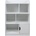Ginger Home Детска секция за книжки и играчки на 4 нива Ginger Home - Бяла (TF5473)