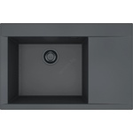 Alveus 1149305 - Кухненска мивка PURE 79x51, 5 см гранит/черна (AV0158) Мивка за вграждане