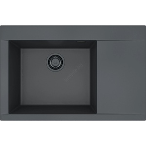 Alveus 1149305 - Кухненска мивка PURE 79x51, 5 см гранит/черна (AV0158) Мивка за вграждане