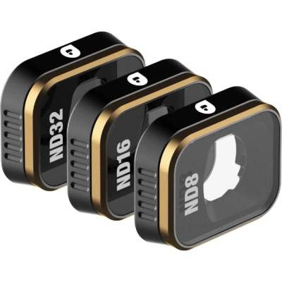 PolarPro - DJI Mini 3 Pro - Shutter - ND8 + ND16 + ND32 (3-Pack) - Ultra-Lightweight Aluminum - Precisely Engineered - horizontal and vertical shooting modes - Color Neutrality - MINI3-PRO-SHUTTER