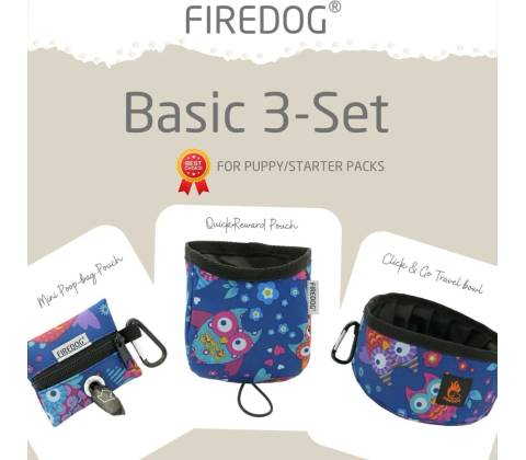 Firedog Basic 3-Set Happy Owls