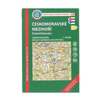 Mapa KČT 1:50 000 49 Českomoravské mezihoří-Českotřebovsko 6.v.2017