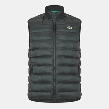 Image 1 of Lacoste Елек Lacoste Men's Quilted Gilet - Black
