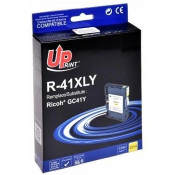Image 1 of Compatible Мастило гел UPRINT GC41M, RICOH, 36ml, 2500 копия, 405764, Yellow (LF-INK-RICOH-GC41Y)