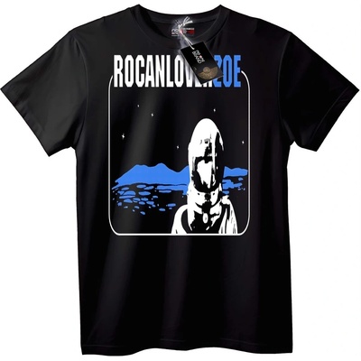 NOONEBRAND Тениска RocanLoveZoe Космос - XXS, Black