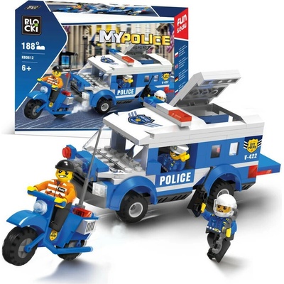 ICOM Blocki policejní pronásledování 188 ks – Zboží Dáma ICOM Blocki policejní pronásledování 188 ks – Zboží Dáma
