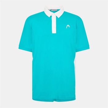 HEAD Блуза с яка HEAD Men's Slice Short Sleeve Performance Polo Shirt - Blue