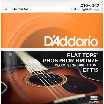 D'Addario EFT15 Струни за акустична китара (EFT15)