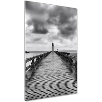 Vertikálny foto obraz sklo tvrdené Morský maják 50x100 cm